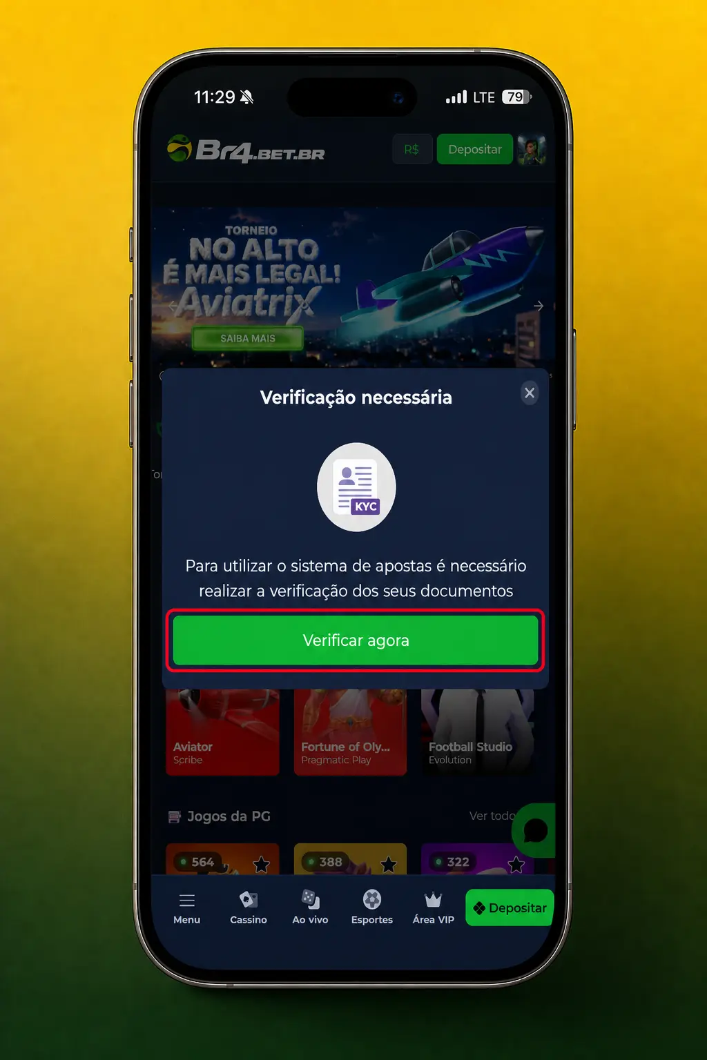Tela do aplicativo BR4bet mostrando apostas em hóquei no gelo com odds da NHL e KHL no celular.