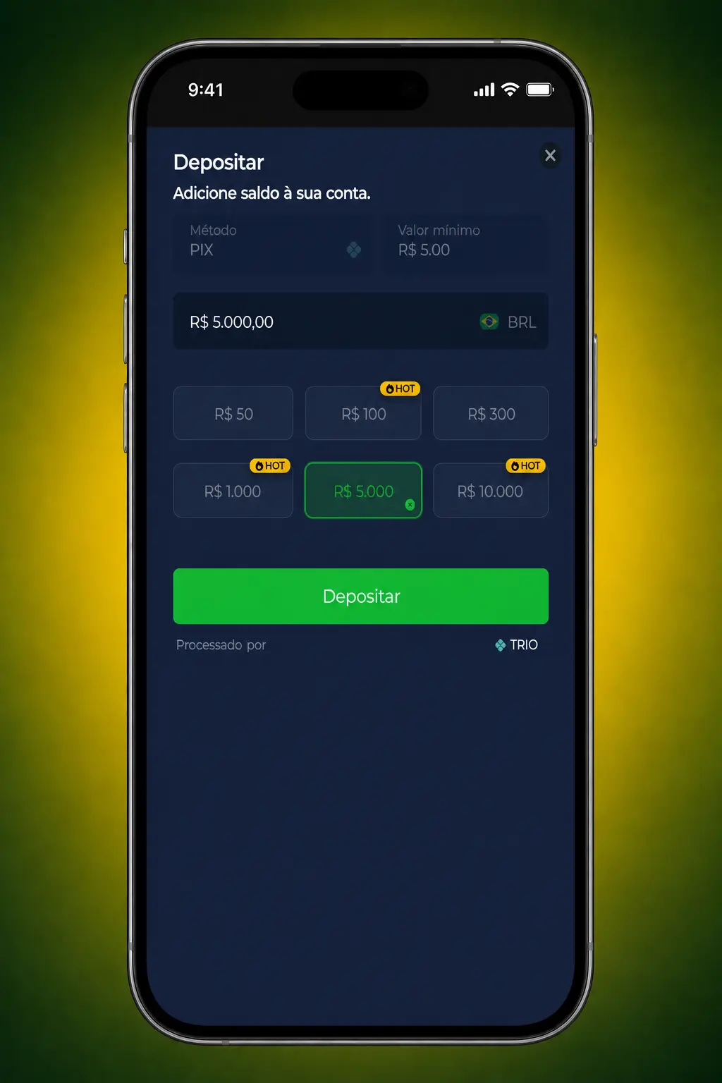 Tela do aplicativo BR4bet mostrando mercados de apostas em tênis com odds ao vivo no celular Android ou iOS.