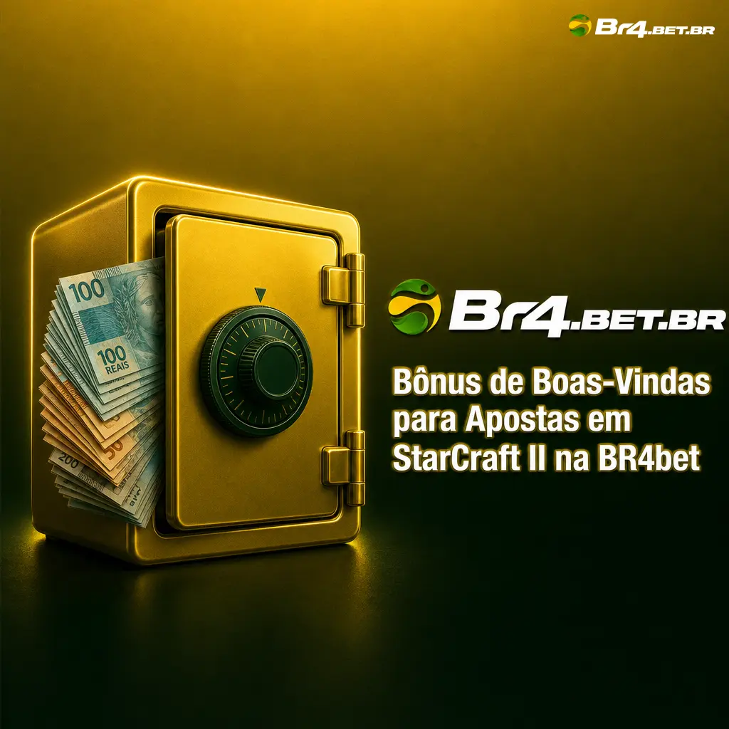 Bônus de 100% até R$300 no primeiro depósito da BR4bet para apostar em StarCraft II e eSports