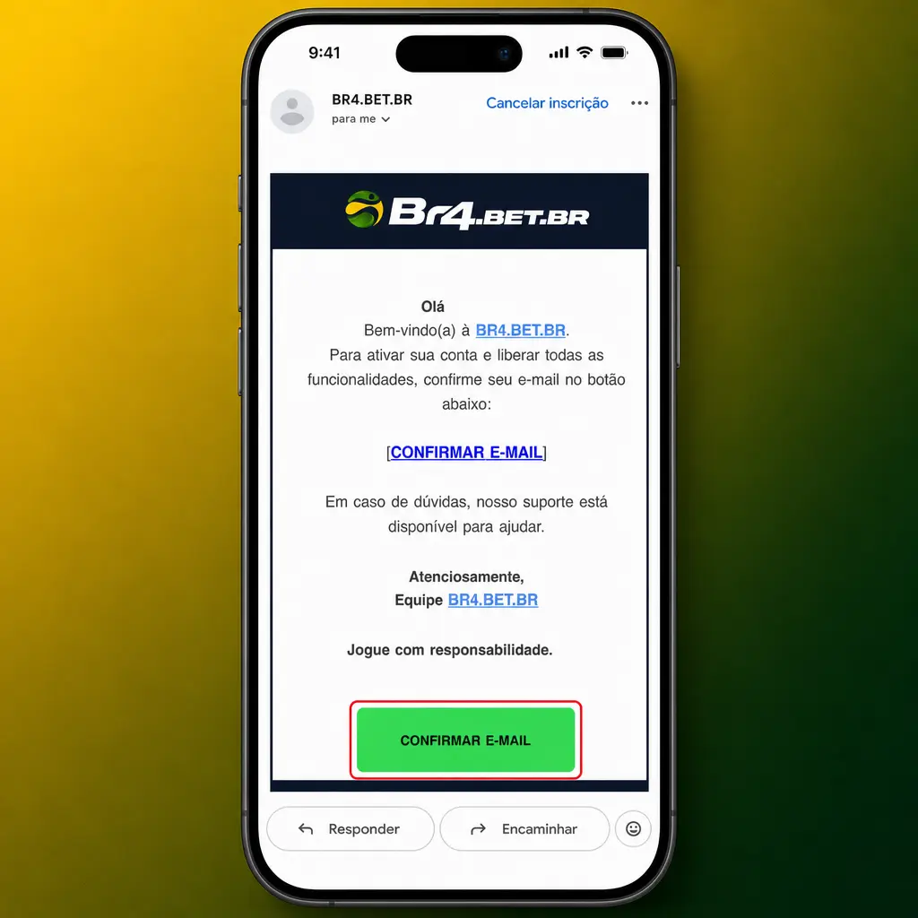 Passo a passo para criar conta na BR4bet: escolha o cadastro, preencha dados pessoais, defina moeda e senha, confirme maioridade.