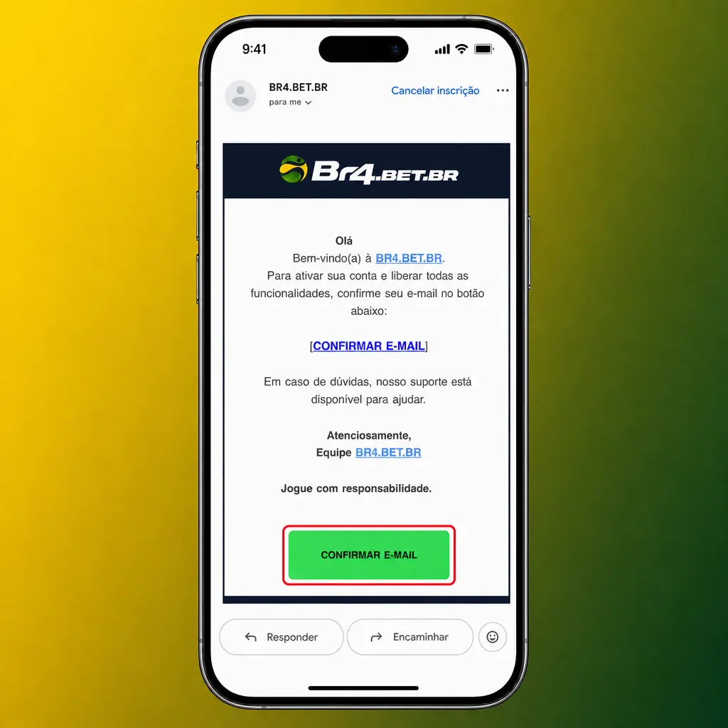 Passo a passo para criar uma conta no aplicativo BR4bet com cadastro, senha e validação