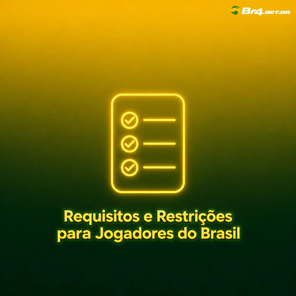 Requisitos legais para apostar na BR4bet: maiores de 18 anos, CPF ativo e residência no Brasil, conforme Lei 14.790/2023