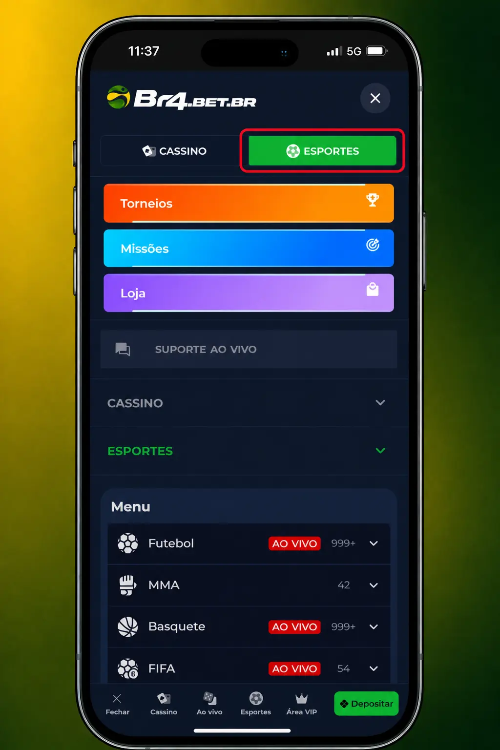 Passo a passo para apostar em StarCraft 2 na BR4bet: cadastro, depósito, escolha do mercado e confirmação da aposta.