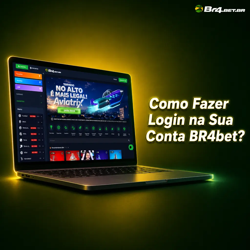 Passo a passo seguro para fazer login na conta BR4bet usando e-mail, telefone ou rede social cadastrada.