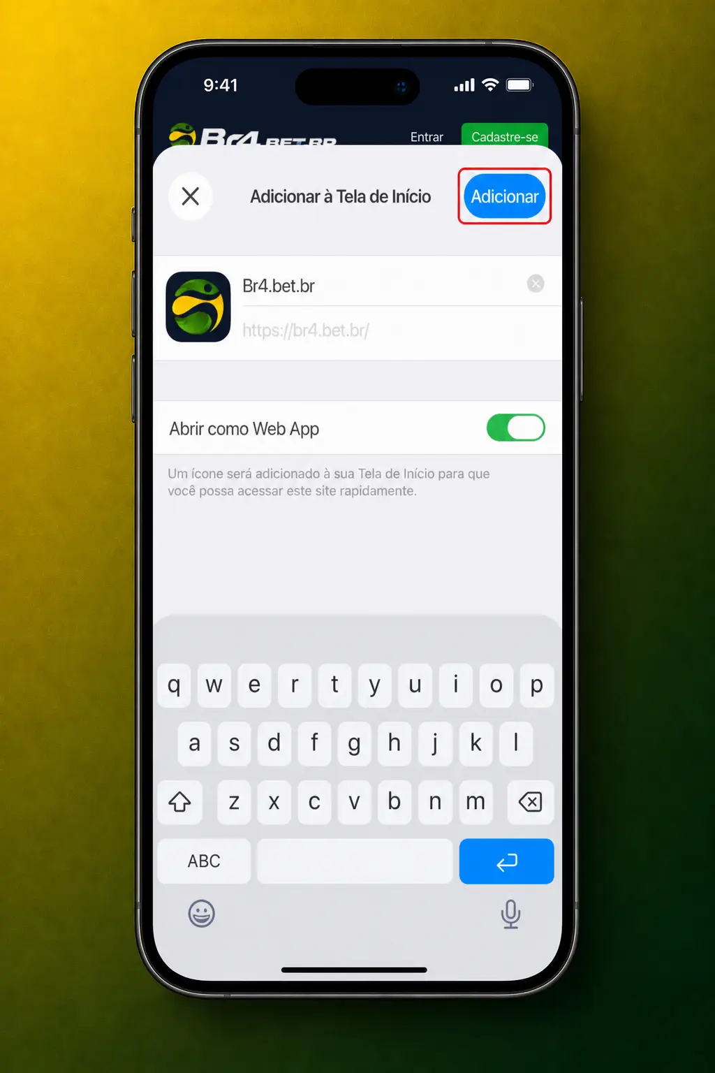 Passo a passo para instalar o aplicativo Aviator BR4bet no iOS via Safari e jogar no cassino