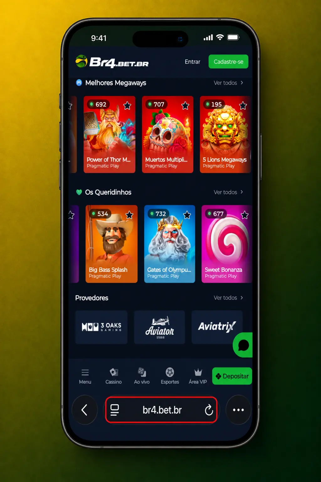 Passo a passo para instalar o aplicativo Aviator da BR4bet em dispositivos iOS pelo navegador Safari.