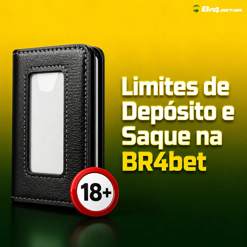 Limites de depósito e saque na BR4bet: valores mínimos e máximos via Pix, TED e criptomoeda no Caixa