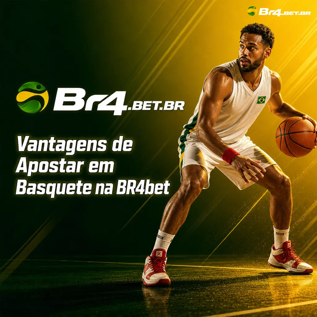 Vantagens de apostar em basquete na BR4bet: mercados variados, odds ao vivo, cash out, Pix e suporte 24h.