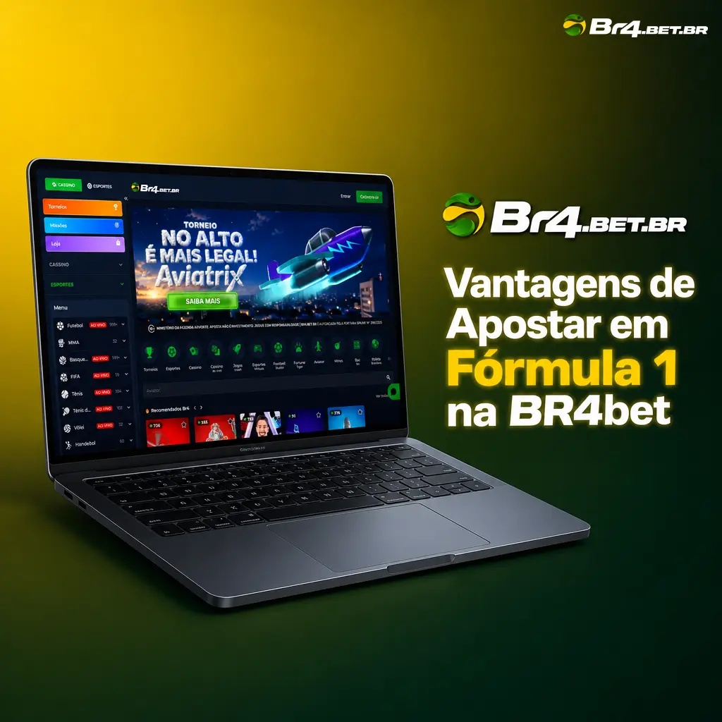 Vantagens de apostar em Fórmula 1 na BR4bet: odds atualizadas, transmissão ao vivo, PIX e suporte em português.