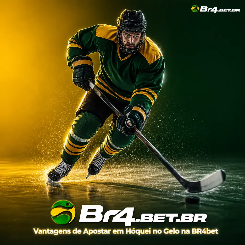 Vantagens de apostar em hóquei no gelo na BR4bet: odds ao vivo, PIX, cash out e suporte 24h em português.